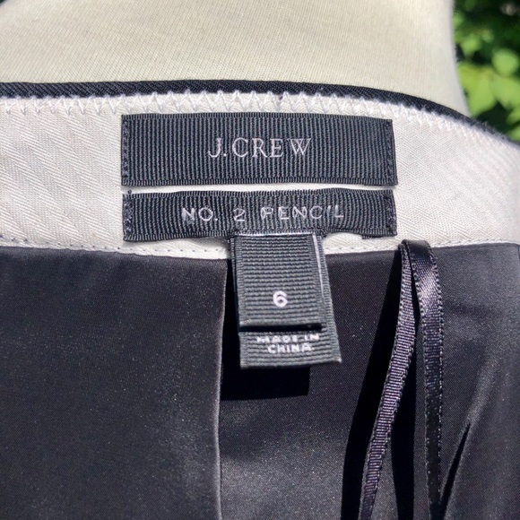 J.Crew No.2 Pencil Skirt in Italian Wool Sz 6 - Picture 4 of 5